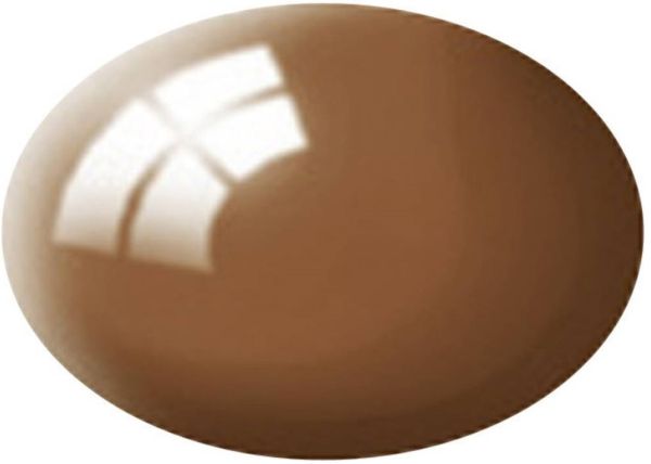 REV36180 - Peinture acrylique brun argille brillant pot de 18 ml - 1