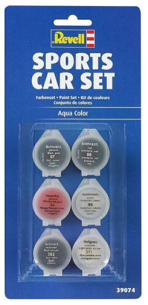 REV39074 - Peinture acrylique Sports Car Set 6 couleurs pot de 5ml - 1