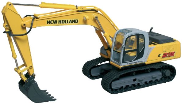 ROS00175.6 - Pelle NEW HOLLAND E215 avec Chenilles Métal Ech:1/32 - 1