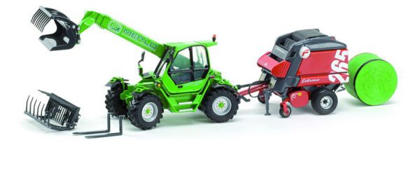 ROS70523.4 - MERLO Multifarmer avec Presse FERABOLI et accessoires - 1
