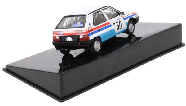 Miniature IXO Skoda Favorit 136L – Rallye Bohemia 1989 – 1:43 – Neuve