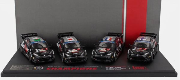 IXORAM966SET.2 - Set de 4 voitures TOYOTA GR Yaris Rally1 Hybrid FIA Champions 2024 - 1