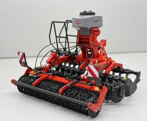 REP414 - Déchaumer KUHN Optimer 303 avec trémie SH201 grise - 1