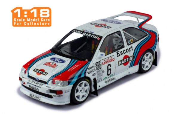IXO18RMC104A.20 - FORD Escort RS Cosworth #6 Rallye de San Remo 1994 F.CUNICO / S.EVANGELISTRI - 1