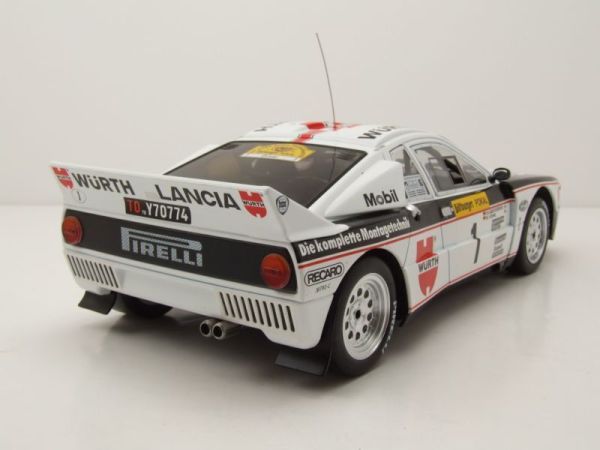 Voiture Miniature Rally Modèle Réduit Lancia 037 Rally Monte Carlo 1983
