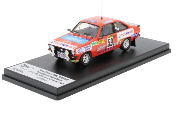 TRORRFR65 - FORD Escort MKII RS2000 #59 Rallye de Monte Carlo 1982 C.BARONI / R.BAUD - Limité à 150ex. - 1