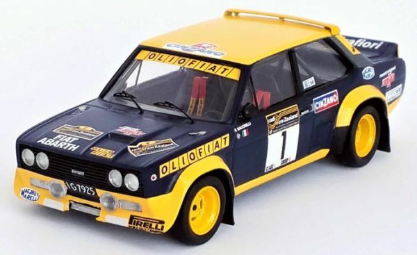 TRORRNZ12 - FIAT 131 Abarth #1 1e au rallye de Nouvelle Zélande 1977 F .BACCHELLI / F.ROSSETTI – Limitée à 150 ex. - 1