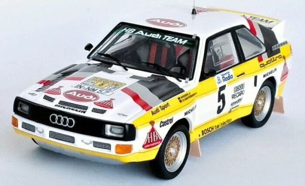 TRORRSE23 - AUDI Sport Quattro #5 Rallye de Suède 1985 W.RÖHRL / C.GEISTDÖRFER – Limitée à 150 ex. - 1