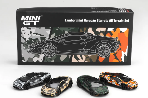 MGTS0026 - Set de 4 modèles LAMBORGHINI Huracan Steratto all-terrain 2025 - 1