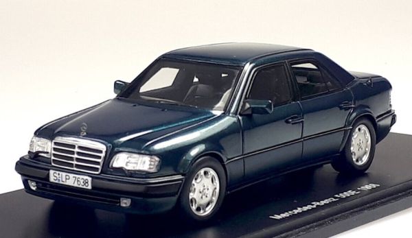 SPAS1020 - MERCEDES 500 E 1986 Bleu - 1