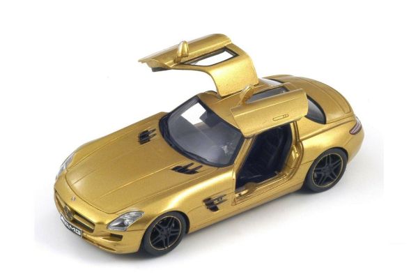 SPAS1023 - MERCEDES SLS AMG avec portes ouvertes 2009  Gold - 1