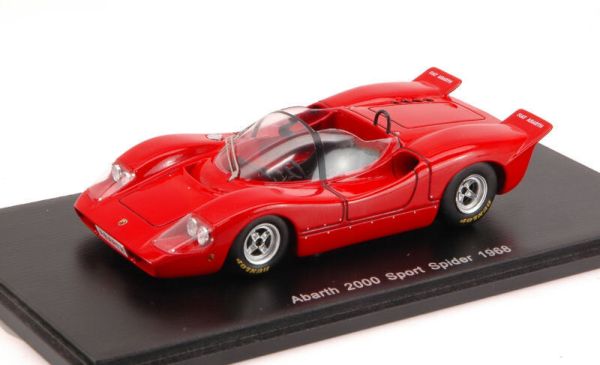 SPAS1329 - ABARTH 2000 Sport Spider 1968 Rouge - 1