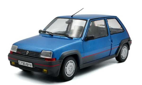 SOL1810004 - RENAULT 5 GT Turbo MK1 1985 Bleu Alpine - 1