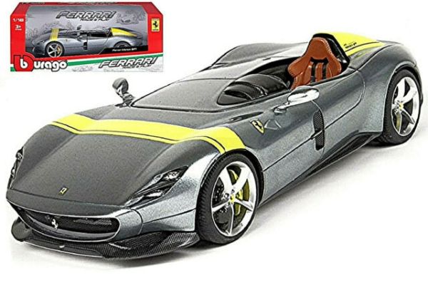 BUR26029GRGE - FERRARI Monza SP1 gris et jaune - 1