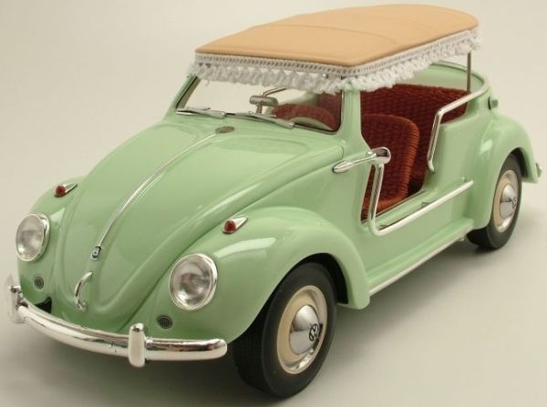 SCH080 - VOLKSWAGEN Beetle Kever Jolly cabriolet vert - 1