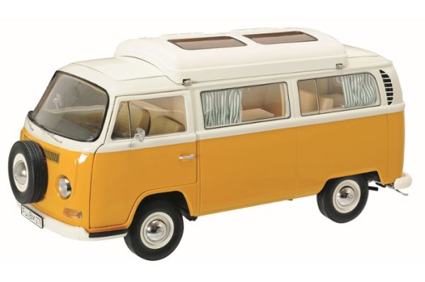 SCH187 - VW T2a campeur, blanc-orange - 1