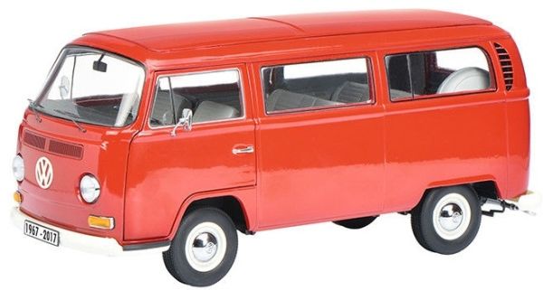 SCH196 - VOLKSWAGEN T2a mini bus 1967 rouge - 1