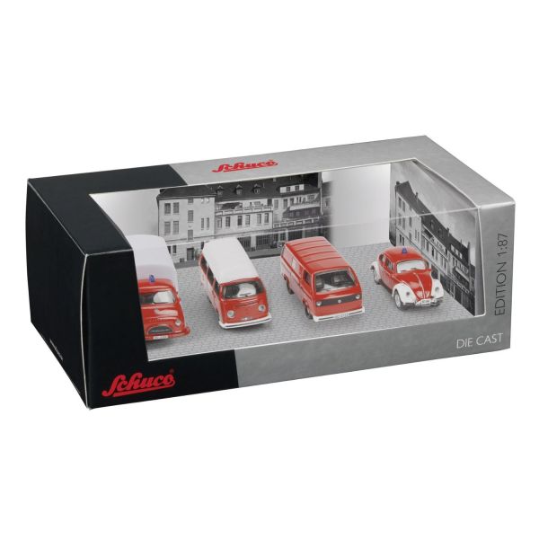 SCH25901 - Ensemble de véhicules de pompiers allemands - 1