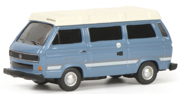 SCH26445 - VOLKSWAGEN T3 Joker camping car bleu toit blanc - 1