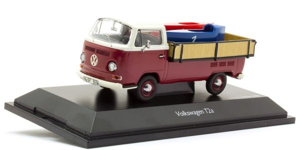 SCH3338 - VOLKSWAGEN T2 plateau avec deux petits karting limité à 1000 exemplaires - 1