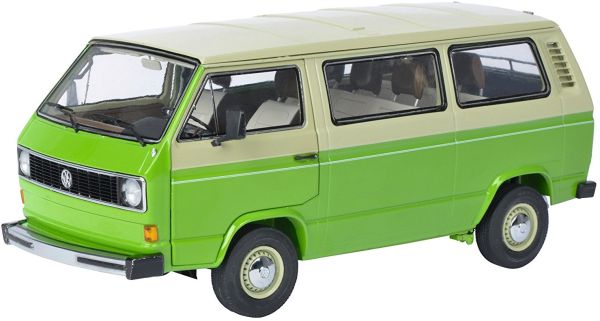 SCH380 - VOLKSWAGEN T3 bus vert et crème - 1