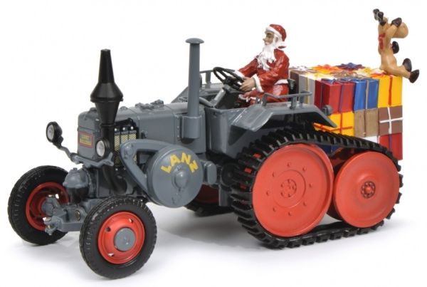 SCH7703 - LANZ BULLDOG à chenilles avec Père Noël et cadeaux - 1