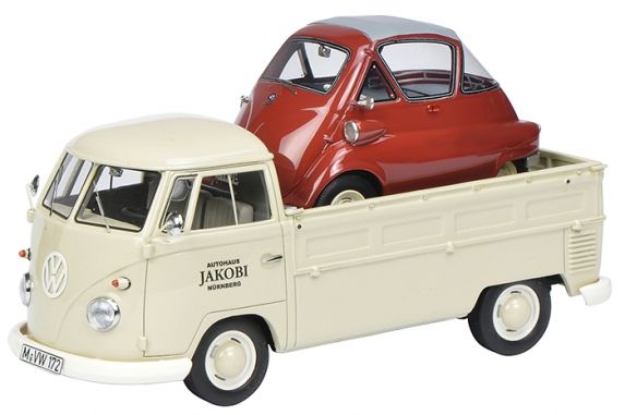 SCH8963 - VOLKSWAGEN T1 Jakobi avec BMW Isetta - 1