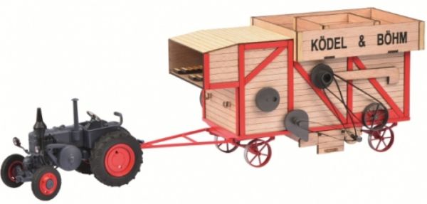 SCH8989 - LANZ BULLDOG sans cabine avec batteuse KODEL & BOHM - 1