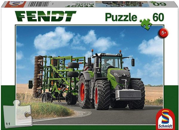 SCM56255 - Puzzle - 60 Pièces - FENDT 1050 Vario avec déchaumeur AMAZONE - 36x 24 cm - 1