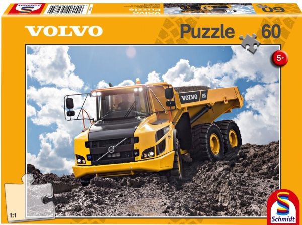 SCM56285 - Puzzle - 60 pièces - Tombereau A30G VOLVO - 36 x 24 cm - 1