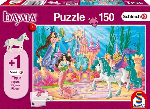 SCM56303 - Puzzle - 150 Pièces - Le château de Meamare avec une figurine - 43 x 29 cm - 1