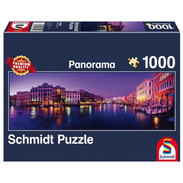 SCM58299 - Puzzle Panorama - 1000 Pièces - Canal Grande de Venise - 94 x 32 cm - 1