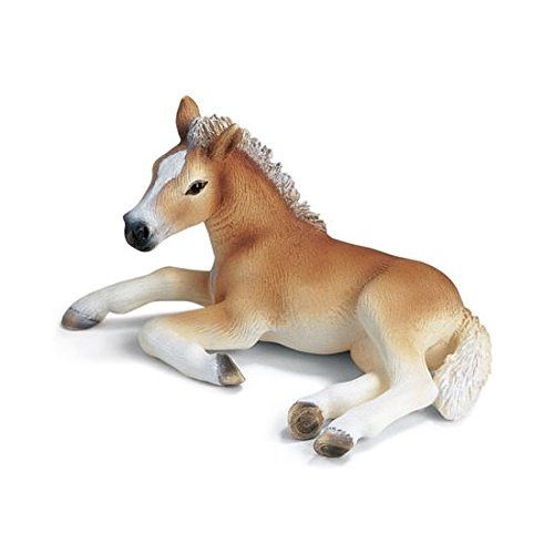SHL13292 - Poulain Haflinger Couché - 1