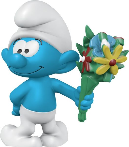 SHL20798 - Schtroumpf avec bouquet de fleurs - 1