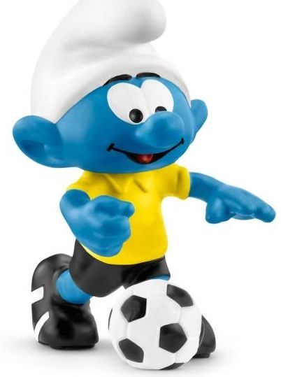 SHL20806 - Schtroumpf footballeur avec ballon - 1