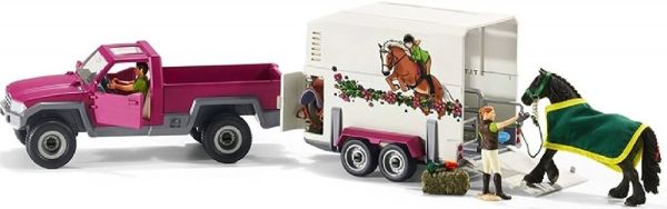 SHL42346 - Pick-up avec remorque pour cheval - 1
