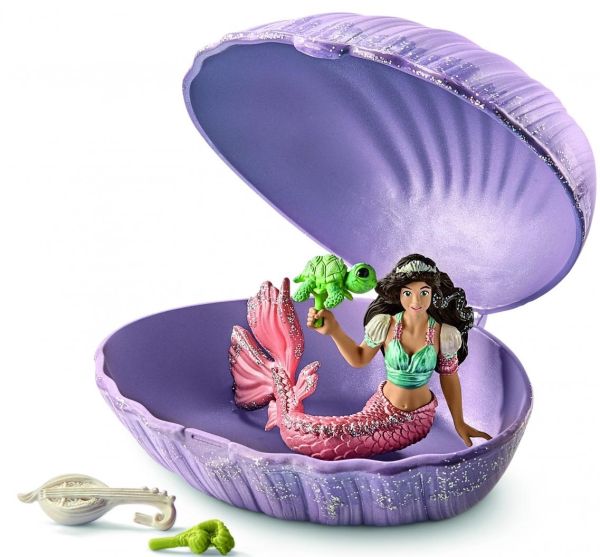 SHL70562 - Sirène avec bébé tortue dans un coquillage - 1