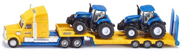 SIK1805 - LKW 6x4 avec porte engins 3 essieux et 2 NEW HOLLAND T7070 Ech:1/87 - 1