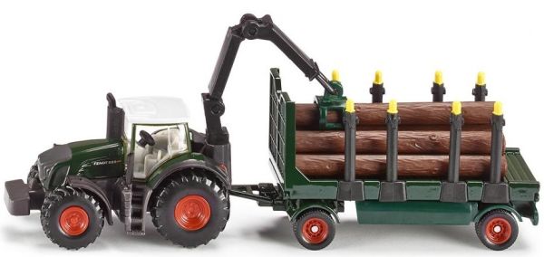 SIK1861 - FENDT 939 avec remorque forestière Ech:1/87 - 1