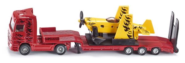 SIK1866 - Mercedes LKW avec remporque porte engins et avion - 1