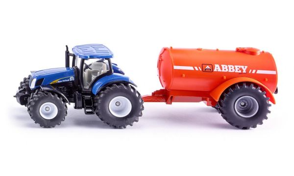 SIK1945 - NEW HOLLAND T7070 Avec tonne a lisier ABBEY 1 essieu - 1