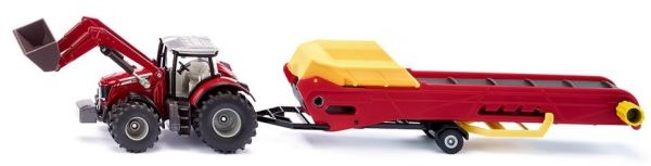 SIK1996 - MASSEY FERGUSON 8690 avec chargeur et convoyeur - 1