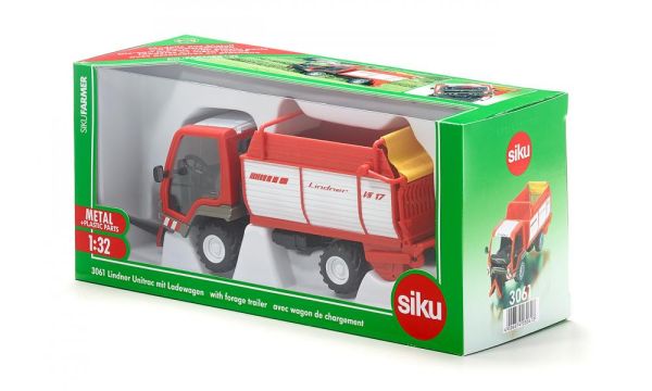 Siku - 3541 - Véhicule Miniature - Modèle À L'échelle - Tracteur Avec Stabilisatrice De Sol Tractée Et Épandeur De Liant