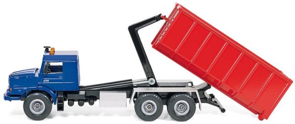 SIK3546 - MERCEDES Zetros 6x4 avec benne déposable rouge - 1