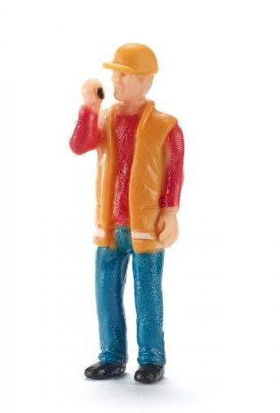 SIK4266 - Ouvrier avec radio - 1