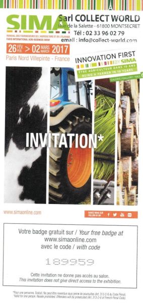 SIMA2017 - Entrée SIMA 2017 - 1