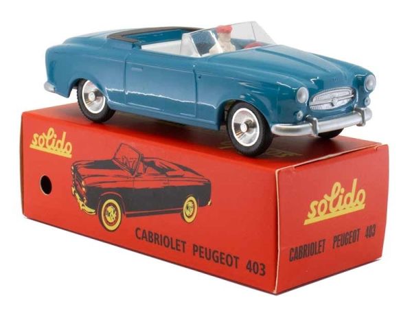 JPS Résine SB 1/43 - Peugeot 201 Cabriolet Fermé Rouge