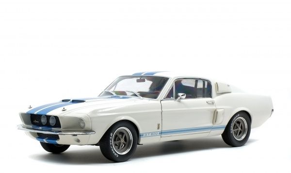 SOL1802901 - SHELBY MUSTANG GT500 1967 - Blanche et bleue - 1