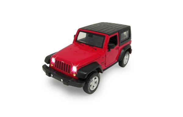 JAM405200 - JEEP Wrangler a friction rouge avec sons et lumière - 1