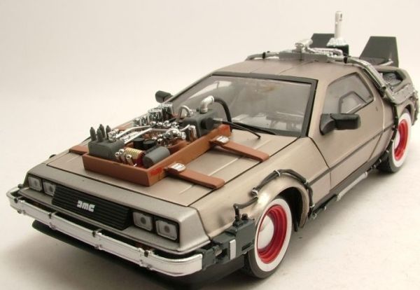 Delorean retour vers le futur miniature hot sale